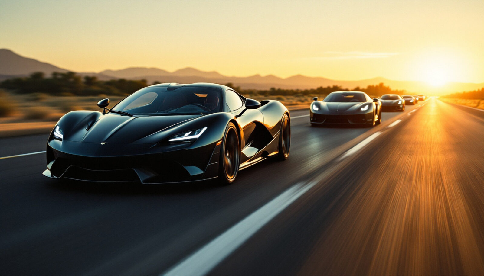 Supercar convoy